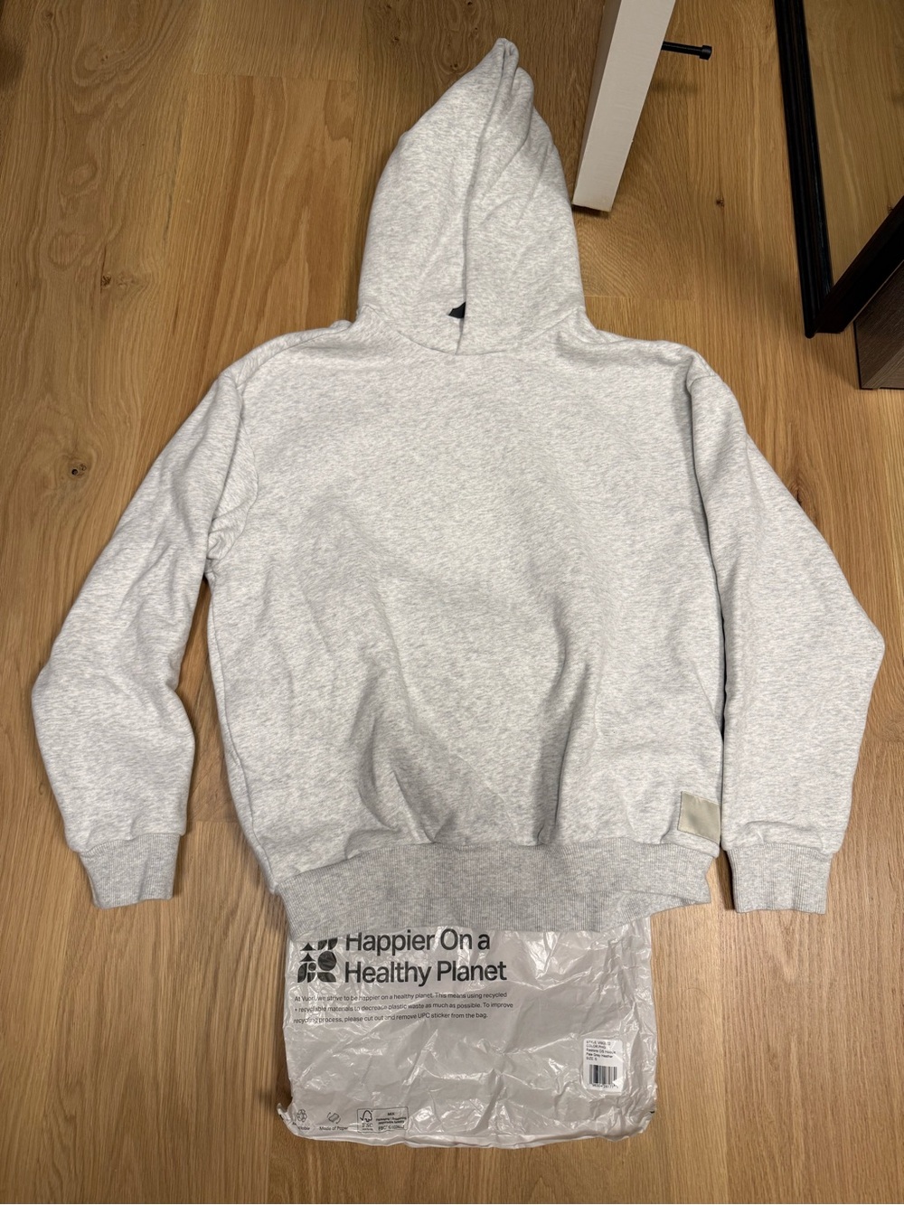 Vuori sz Small Heather grey sweatshirt hoodie
